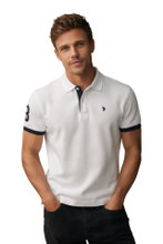 U.S. Polo Assn. Freizeit-Polo US16927 (100% Baumwolle) weiss Herren