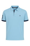 U.S. Polo Assn. Freizeit-Polo US16927 (100% Baumwolle) hellblau Herren