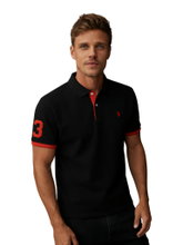 U.S. Polo Assn. Freizeit-Polo US16927 (100% Baumwolle) schwarz Herren