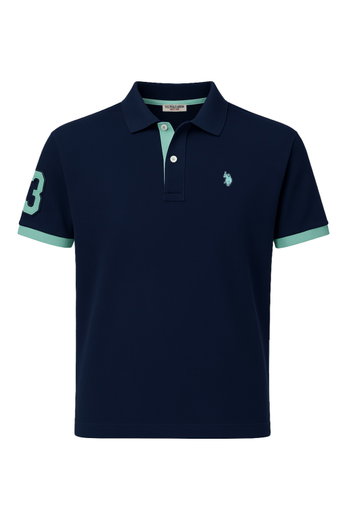 U.S. Polo Assn. Leisure Polo US16927 (100% Cotton) navy blue men's
