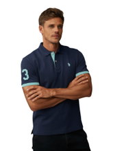 U.S. Polo Assn. Freizeit-Polo US16927 (100% Baumwolle) navyblau Herren