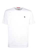 U.S. Polo Assn. Freizeit-Tshirt US16025 (Baumwolle) weiss Herren