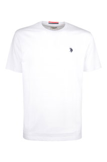 U.S. Polo Assn. Freizeit-Tshirt US16025 (Baumwolle) weiss Herren