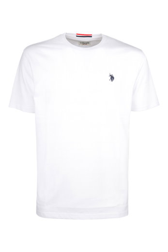 U.S. Polo Assn. Freizeit-Tshirt US16025 (Baumwolle) weiss Herren