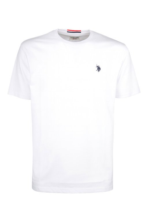 U.S. Polo Assn. Freizeit-Tshirt US16025 (Baumwolle) weiss Herren