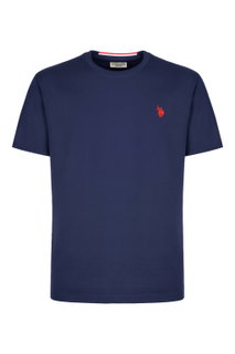 U.S. Polo Assn. Freizeit-Tshirt US16025 (Baumwolle) navyblau Herren