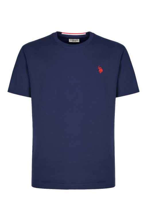 U.S. Polo Assn. Casual T-shirt US16025 (Cotton) navy blue Men's