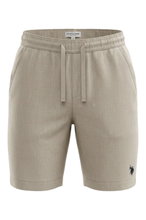 U.S. Polo Assn. Freizeithose Linen Shorts (Materialmix) kurz beige Herren