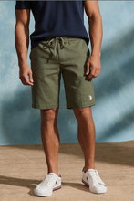 U.S. Polo Assn. Freizeithose Linen Shorts (Materialmix) kurz olivegrün Herren