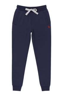 U.S. Polo Assn. Jogginghose Sweatpant (Baumwolle-Mischung) lang navyblau Herren