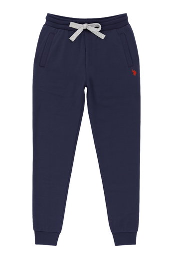 U.S. Polo Assn. Jogging Trousers Sweatpants (Cotton Blend) Long Navy Blue Men's