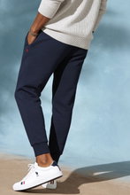 U.S. Polo Assn. Jogginghose Sweatpant (Baumwolle-Mischung) lang navyblau Herren