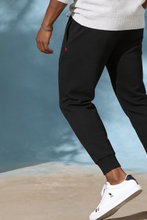 U.S. Polo Assn. Jogginghose Sweatpant (Baumwolle-Mischung) lang schwarz Herren
