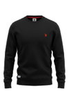 U.S. Polo Assn. Sweatshirt US16956 (100% Baumwolle) schwarz Herren