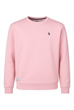 U.S. Polo Assn. Sweatshirt US16956 (100% Baumwolle) hellrosa Herren