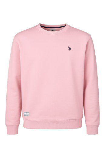 U.S. Polo Assn. Sweatshirt US16956 (100% Baumwolle) hellrosa Herren