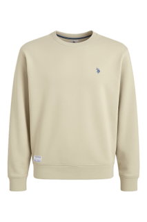 U.S. Polo Assn. Sweatshirt US16956 (100% Baumwolle) desertbeige Herren