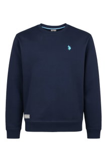 U.S. Polo Assn. Sweatshirt US16956 (100% Baumwolle) navyblau Herren