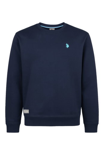 U.S. Polo Assn. Sweatshirt US16956 (100% Baumwolle) navyblau Herren