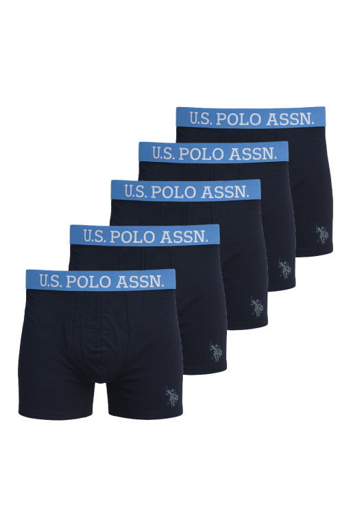 U.S. Polo Assn. Unterwäsche Boxershorts US16133 (Baumwolle) schwarz Herren - 5 Stück