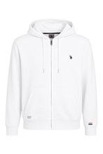 U.S. Polo Assn. Kapuzenpullover Sweat Hoodie (100% Baumwolle) weiss Herren