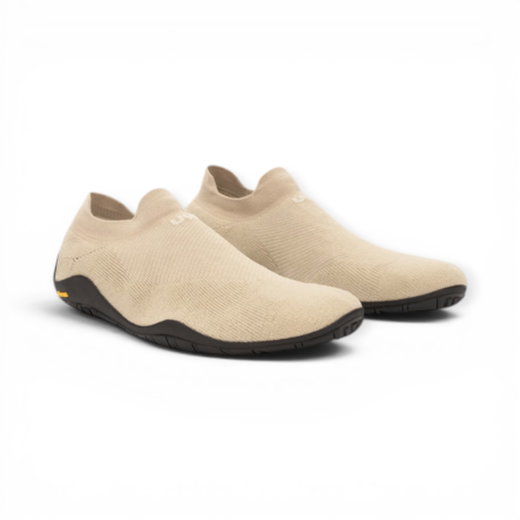 UYN Barfussschuhe Dunia Mid (nahtlos, leicht) beige/schwarz