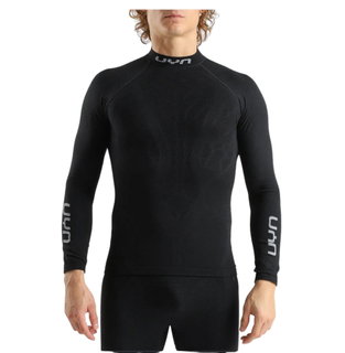 UYN Functional Long Sleeve Shirt Elevatyon Biomorph Turtle Neck (ideal thermoregulation, breathable) black men's
