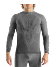 UYN Funktions-Langarmshirt Elevatyon Biomorph Turtle Neck (ideale Thermoregulation, atmungsaktiv) grau Herren