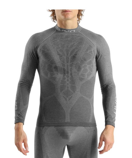 UYN Functional Long Sleeve Shirt Elevatyon Biomorph Turtle Neck (ideal thermoregulation, breathable) grey men's