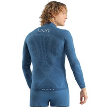 UYN Functional Long Sleeve Shirt Elevatyon Biomorph Turtle Neck (ideal thermoregulation, breathable) blue men's