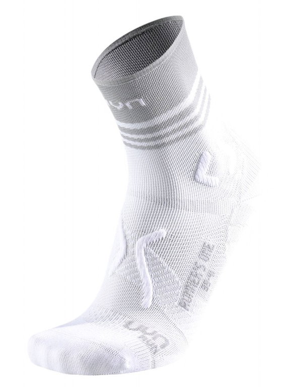 UYN Laufsocke Runner's One Short Grip (maximale Stabilität) weiss - 1 Paar