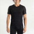 UYN Sport-Tshirt Terracross Shirt mit Shouldercell Knit-Polsterung (Regular Fit) Kurzarm 2024 schwarz Herren