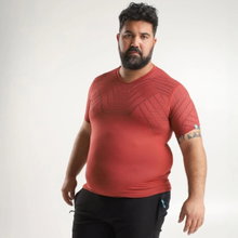 UYN Sport-Tshirt Terracross Shirt mit Shouldercell Knit-Polsterung (Regular Fit) Kurzarm 2024 rot Herren