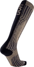 UYN Skisocke Cashmere Shiny Ski (edle Kaschmirsocken, atmungsaktivit) gold/schwarz Herren -1 Paar
