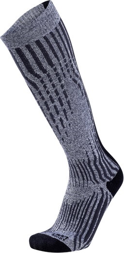 UYN Skisocke Cashmere Shiny Ski (edle Kaschmirsocken, atmungsaktivit) silbergrau Herren -1 Paar