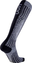 UYN Skarpetki narciarskie Kaszmirowe Shiny Ski (eleganckie skarpetki kaszmirowe, oddychające) srebrnoszare Mężczyźni - 1 Para