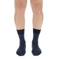 UYN Tagessocke Crew Athlesyon Comfort Stripes dunkelblau - 1 Paar