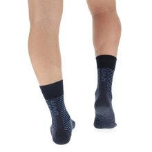 UYN Tagessocke Crew Athlesyon Comfort Stripes dunkelblau - 1 Paar