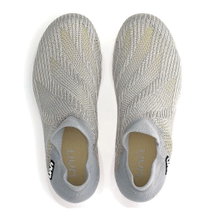 UYN Sneaker-Laufschuhe Free Flow Metal (Natex, ohne Schnürsenkel) silbergrau Herren