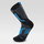 UYN Skisocke Ski Cross Country 2in (Natex, schnelltrocknend) anthrazit/blau Herren -1 Paar