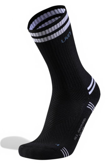UYN Sportsocke Everyday Crew schwarz/weiss - 1 Paar