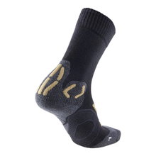 UYN Trekkingsocke Superleggera (dünn, aus Natex, für anspruchsvolle Bergtouren) schwarz/grau Herren - 1 Paar
