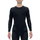 UYN Langarmshirt Evolutyon Round-Neck enganliegend Unterwäsche schwarz/anthrazit Herren