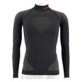 UYN Funktions-Langarmshirt Evolutyon Turtle Neck enganliegend Unterwäsche charcoal/grün Herren