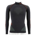 UYN Funktions-Langarmshirt Evolutyon Turtle Neck enganliegend Unterwäsche charcoal/grün Herren
