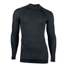 UYN Langarmshirt Fusyon Turtleneck (aus hochwertiger Merinowolle, weich, mit Rollkragen) schwarz Herren