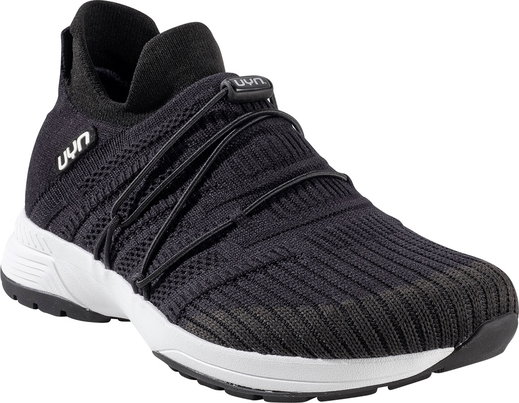 UYN Sneaker-Laufschuhe Free Flow Tune (Merinowolle/Knit) schwarz/carbongrau Herren