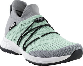 UYN Sneaker Running Shoes Free Flow Tune (Merino Wool/Knit) Mint Green/Silver Women