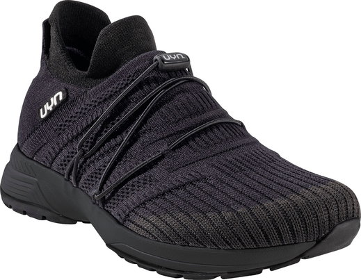 UYN Sneaker-Laufschuhe Free Flow Tune (Merinowolle/Knit) schwarz Herren