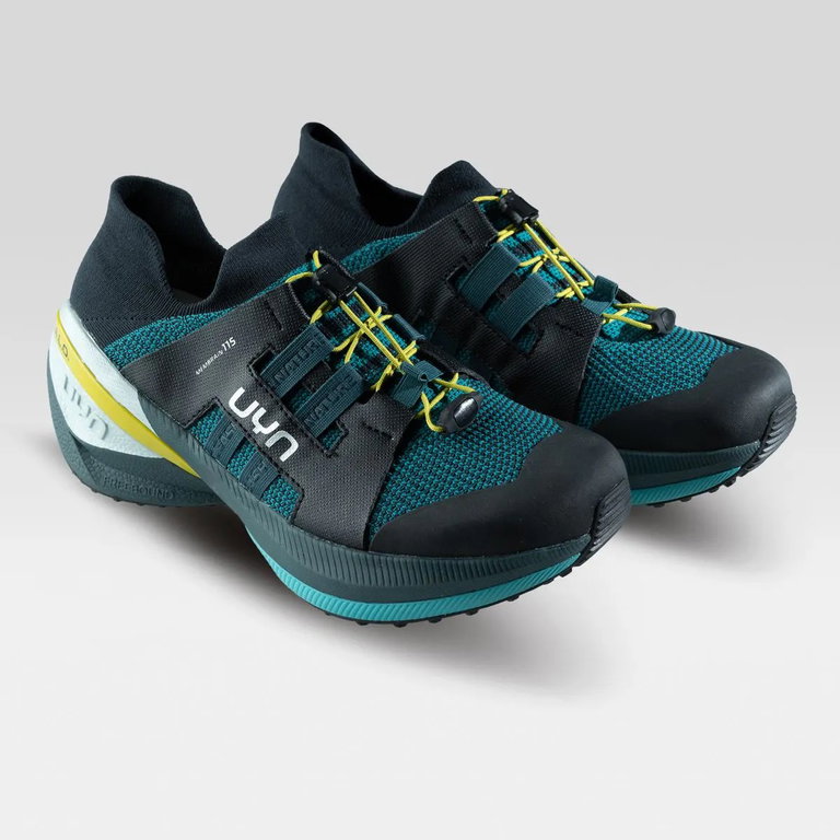 UYN Laufschuhe 6Sense (Trail) anthrazitgrau/blaugrün Herren